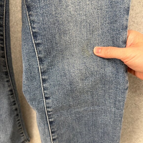 Judy Blue Mid Rise Demi Crop Bootcut Jeans Size 15/32 Medium Wash Stretch Casual - Picture 6 of 14
